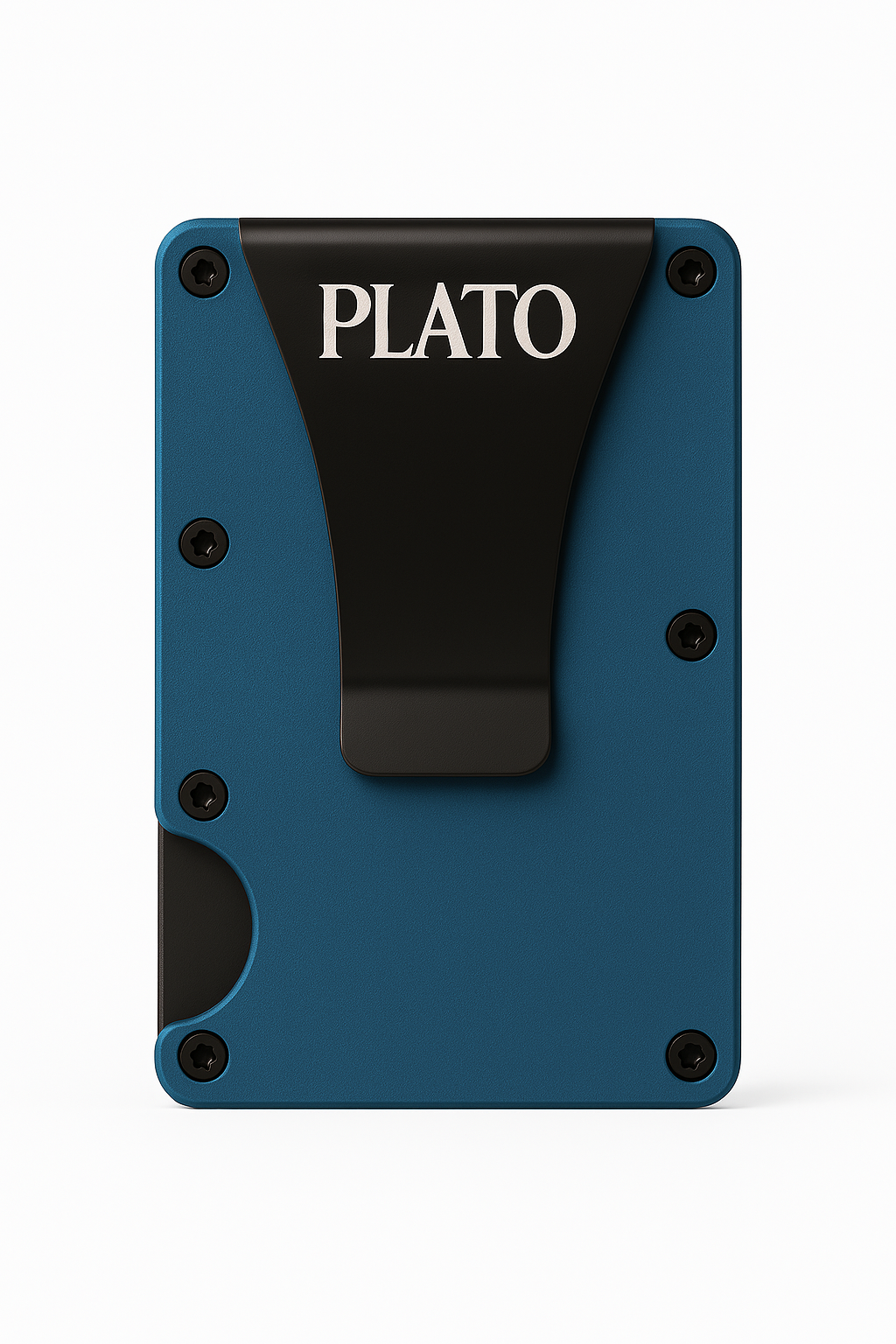 PLATO WALLET | METALLIC BLUE